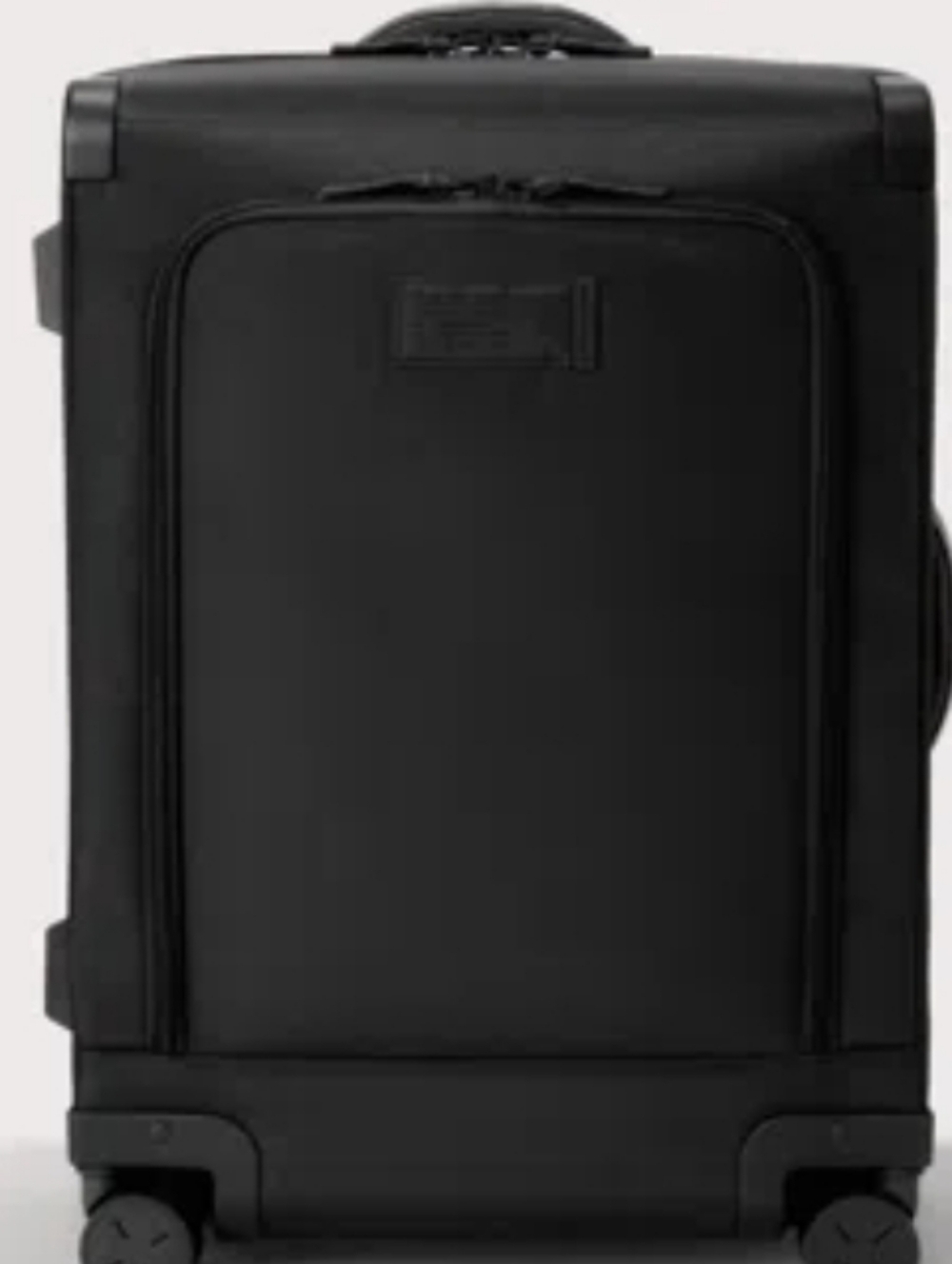 Dagne Dover Checked Sydney Rolling 25" Luggage- Onyx
